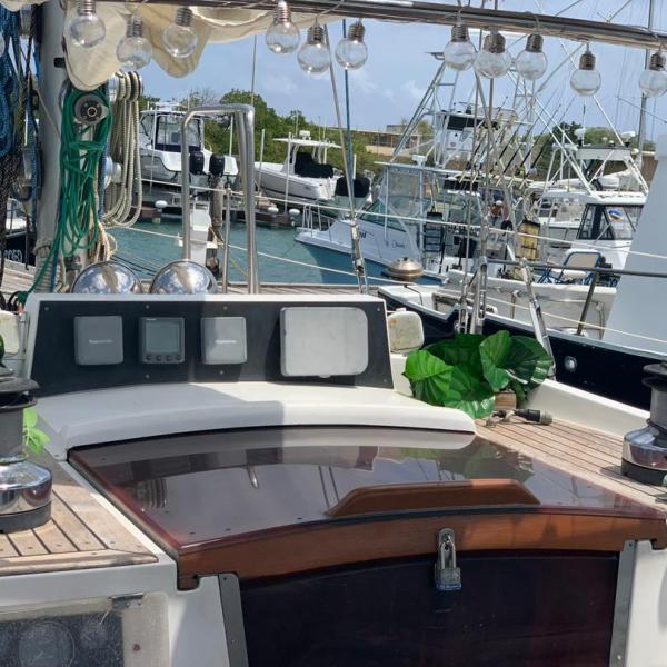 a boat sitting on top of a table